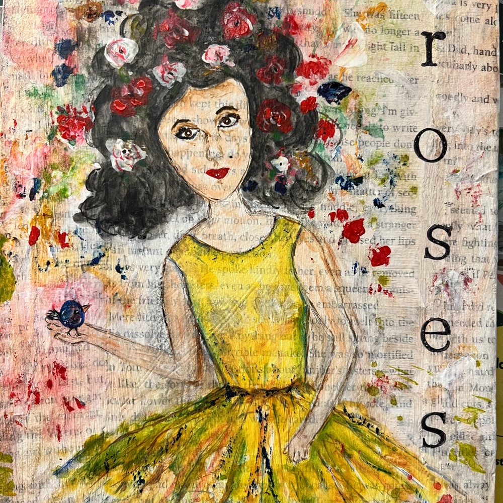 Original mixed media art